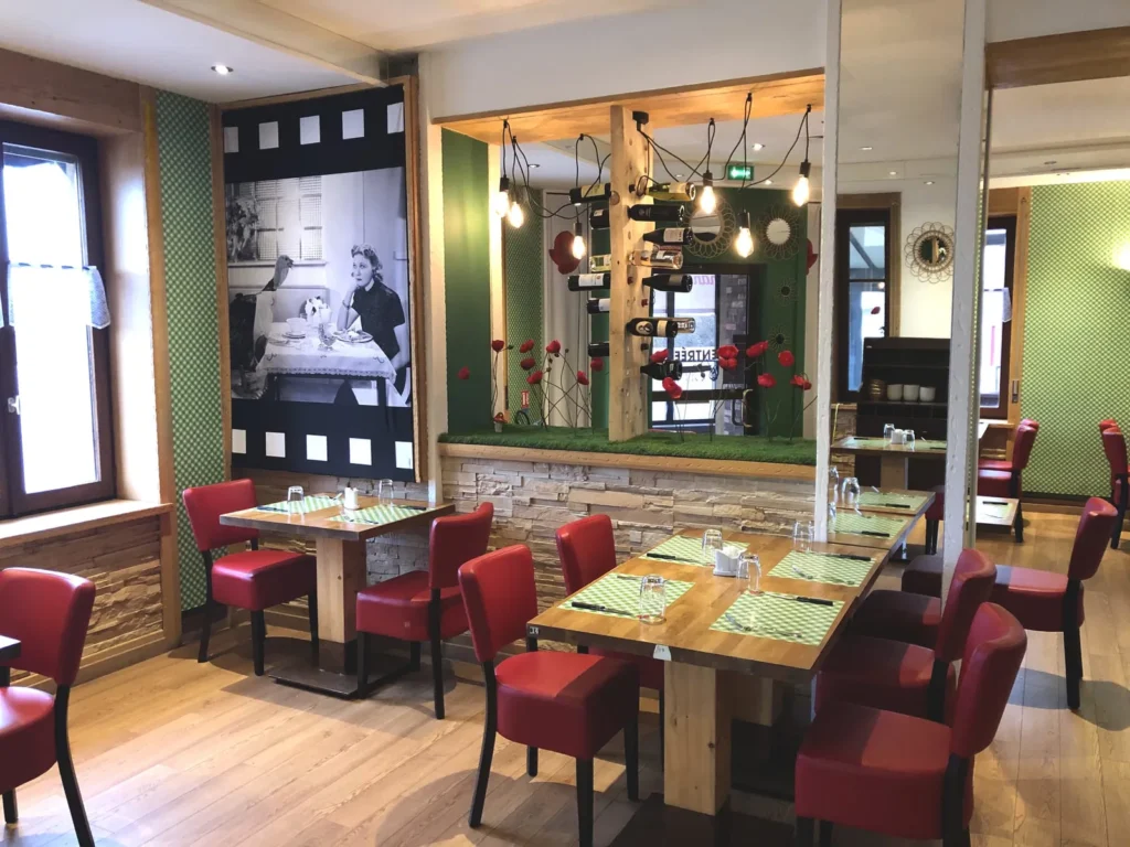 rénovation intérieure du restaurant "Le coquelicot"à Talange en Moselle