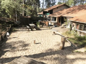 projet d'aménagement exterieur, création de piscine et Spa à Moliets-et Maa AVANT projet , planches 3D